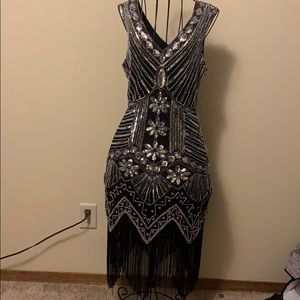 Great gatsby 1920’s flapper girl dress